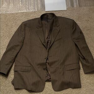 Elegant Brown Men's Blazer